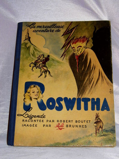 Livre ancien la merveilleuse aventure de ROSWITHA 1947 30 Dunkerque (59)