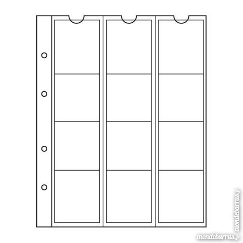 5 FEUILLES et intercalaires pour pices de monnaie 5 Dammarie-les-Lys (77)