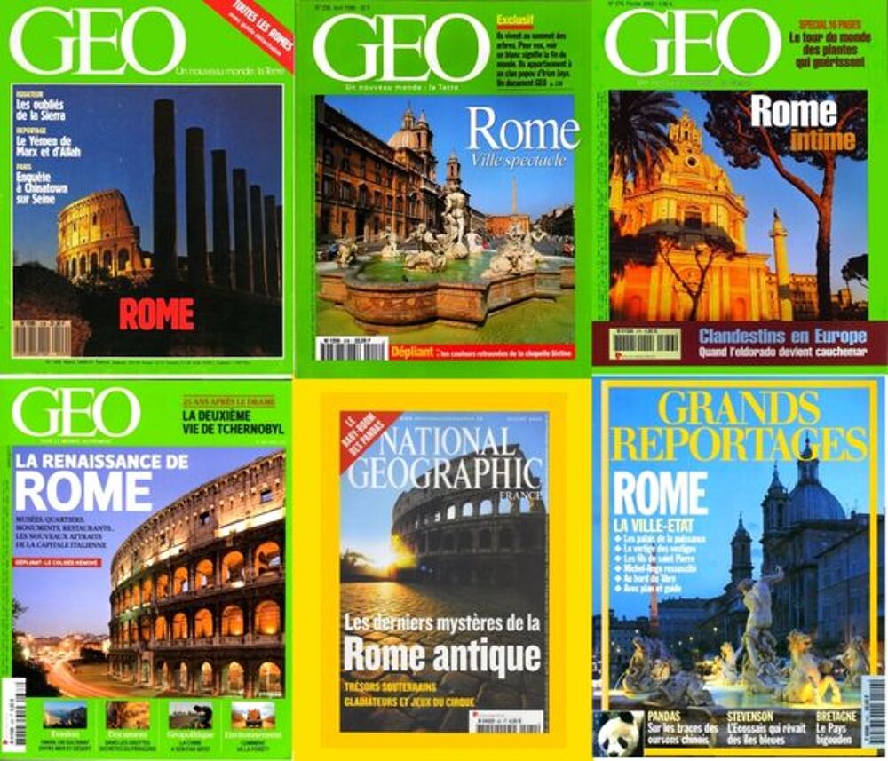 Voici 6 revues sur ROME / les-livres-de-jac Livres et BD