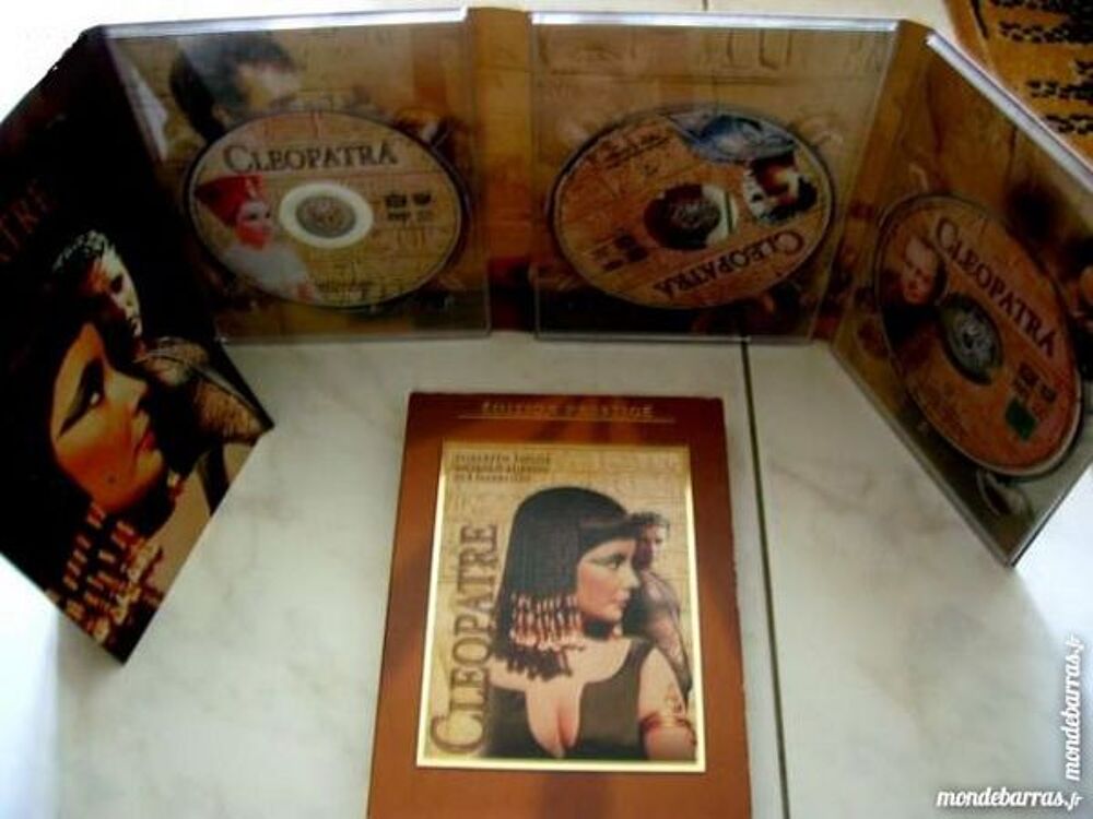 COFFRET 3 DVD CLEOPATRE - LIZ TAYLOR DVD et blu-ray
