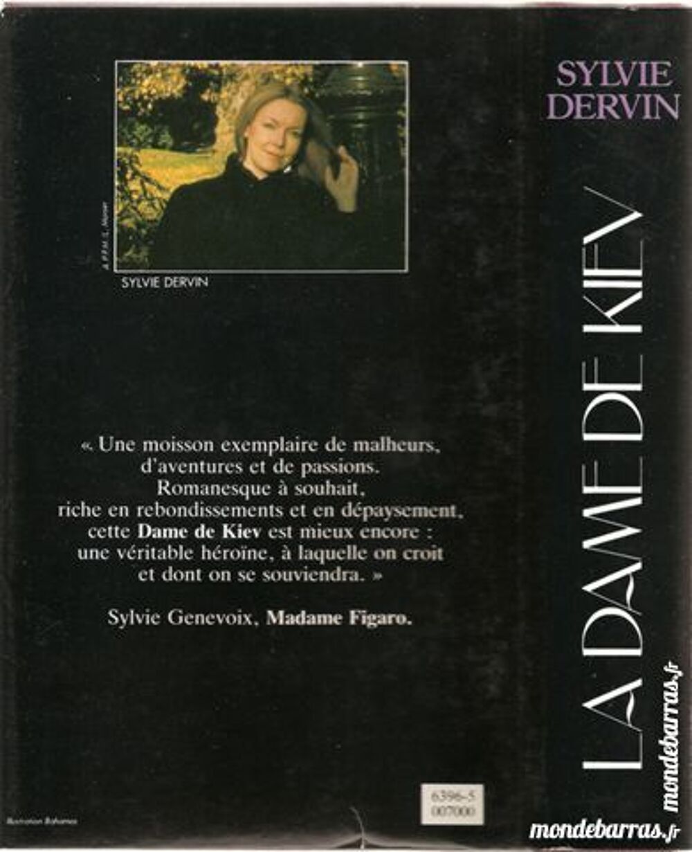 La dame de Kiev - Sylvie Dervin Livres et BD