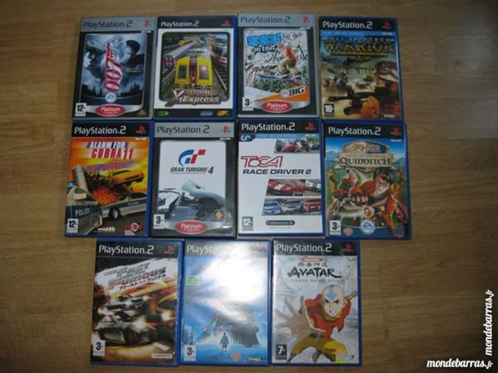 LOT DE 11 JEUX POUR PLAY 2 Consoles et jeux vidéos