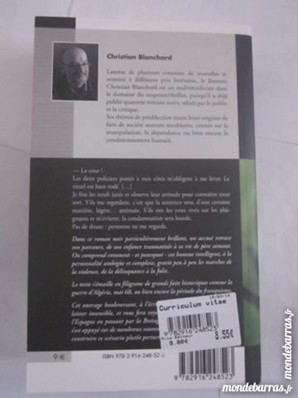 CURRICULUM VITAE policier PALEMON Livres et BD