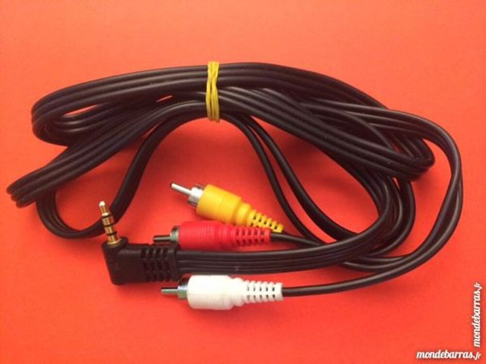 C&acirc;ble Jack vers 3 RCA Audio et hifi