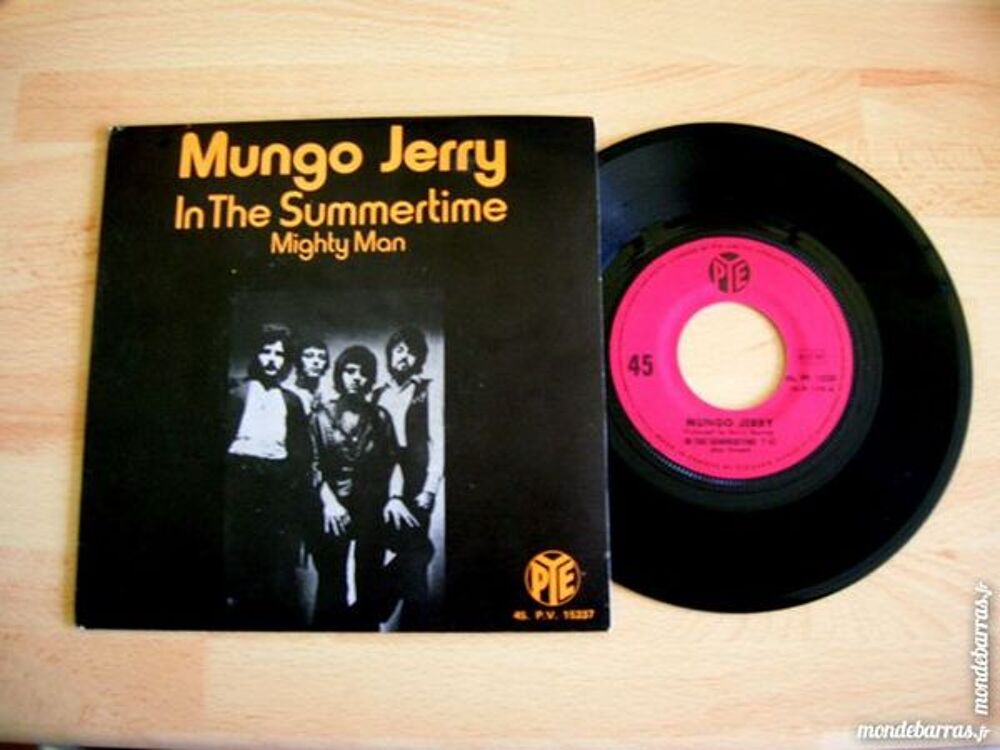 45 TOURS MUNGO JERRY In The Summertime CD et vinyles