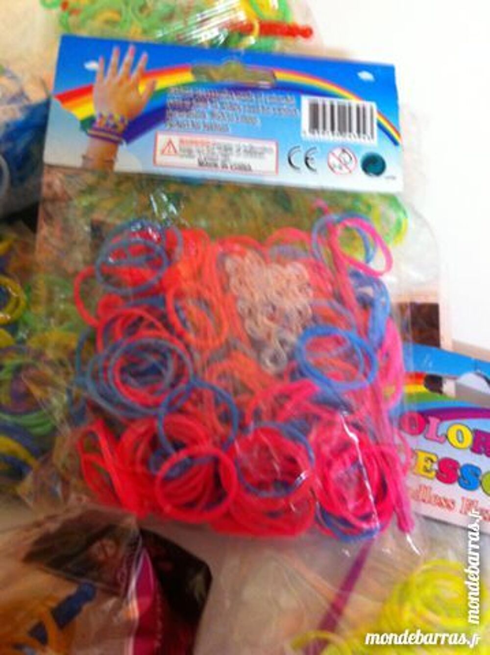 13 sachets &eacute;lastiques pour bracelet (toy6 Jeux / jouets