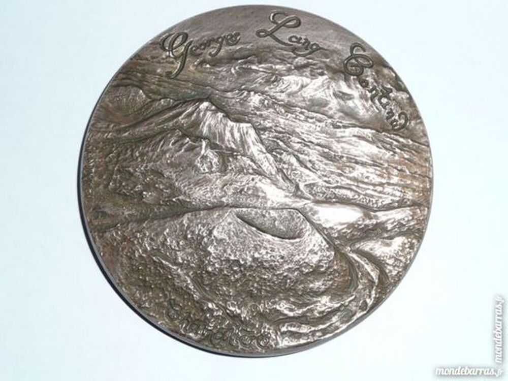 Rare M&eacute;daille en bronze sur imprimerie Chamali&egrave;res 