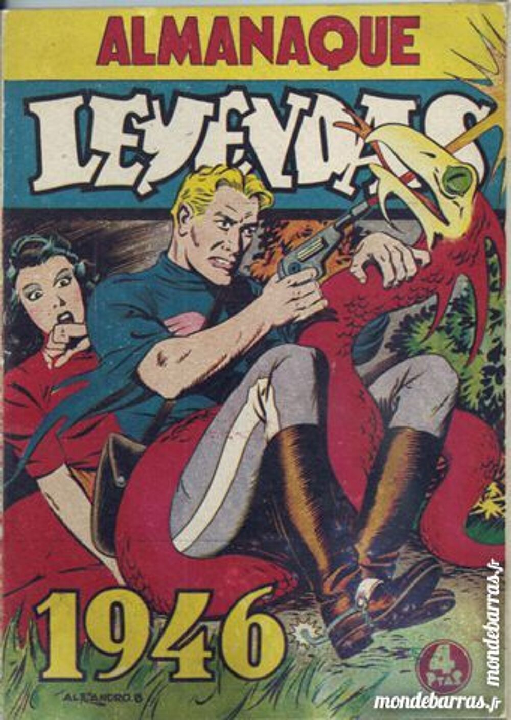 ALMANAQUES DE LEYENDAS 1946 Flash Gordon Livres et BD