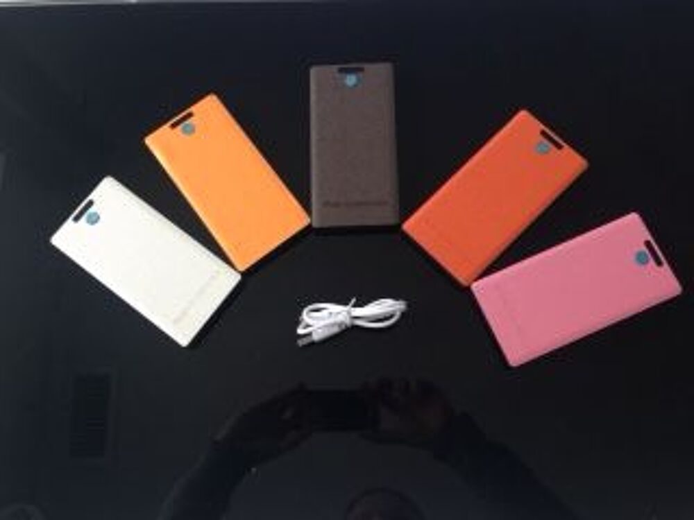 Power Bank simili cuir Téléphones et tablettes