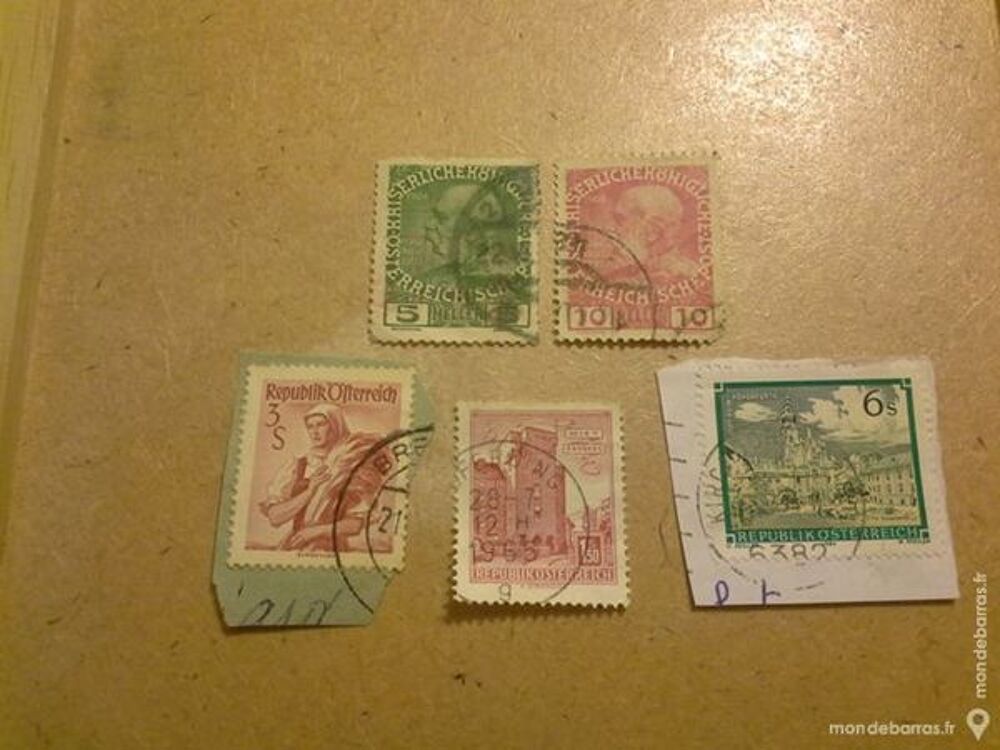 lot timbres Autriche 