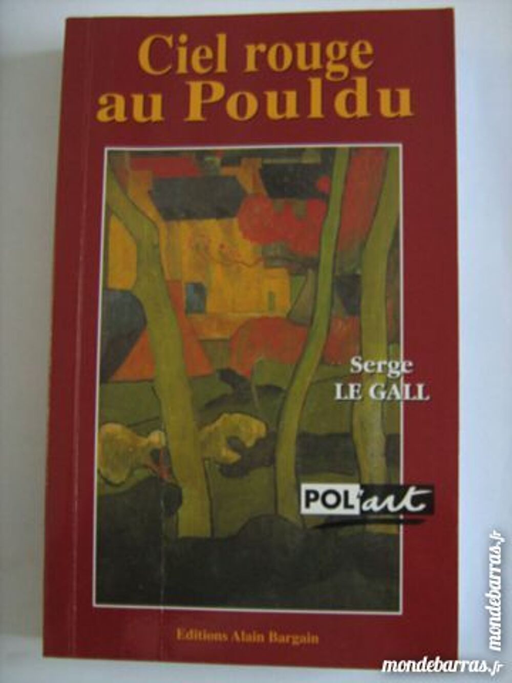 CIEL ROUGE AU POULDU policier BRETON BARGAIN Livres et BD