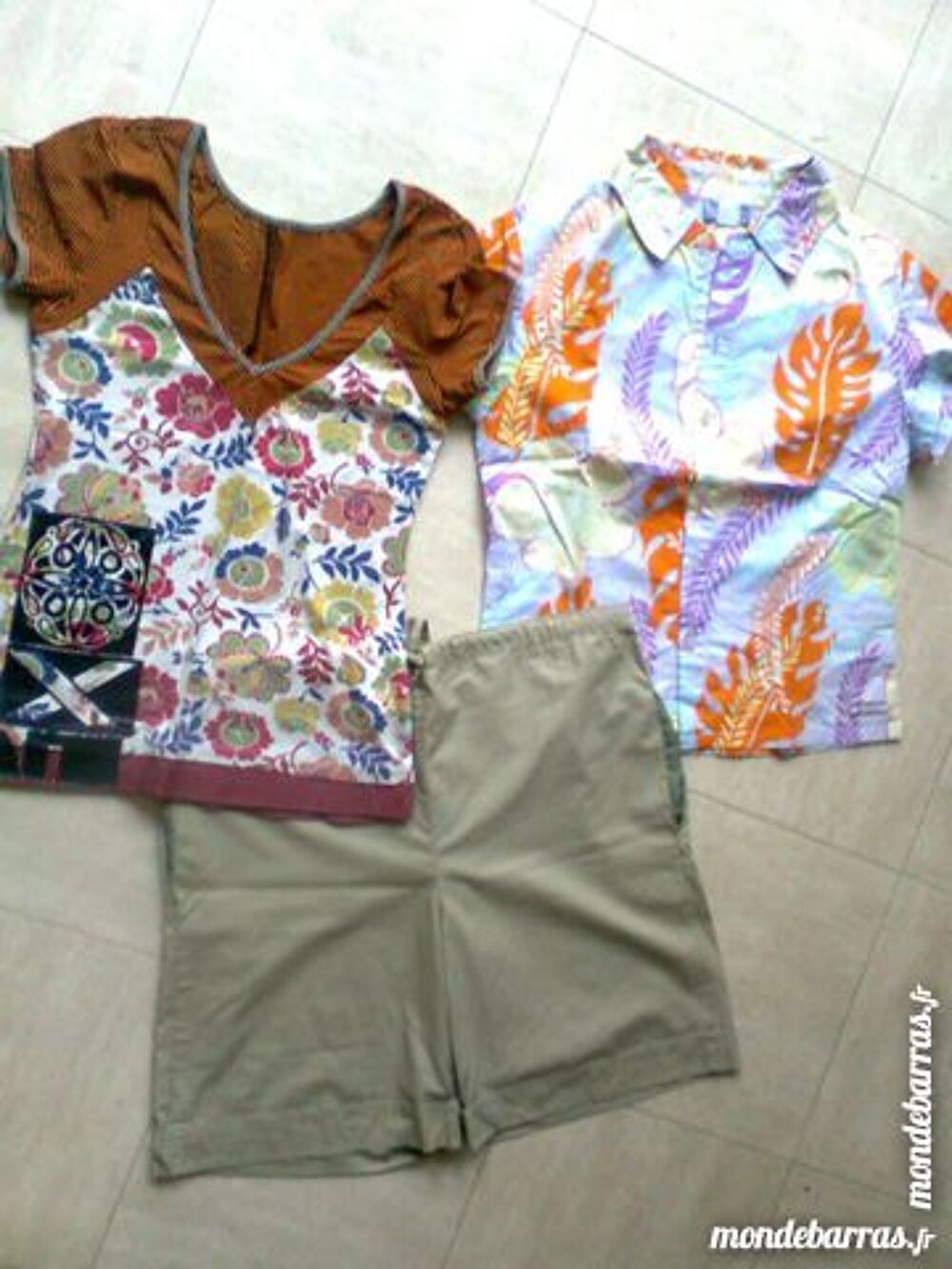 SHORT + 2 HAUTS - 40 - zoe Vêtements