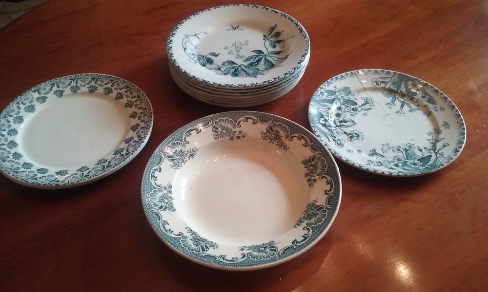1 assiette creuse "La Valli&egrave;re" Décoration
