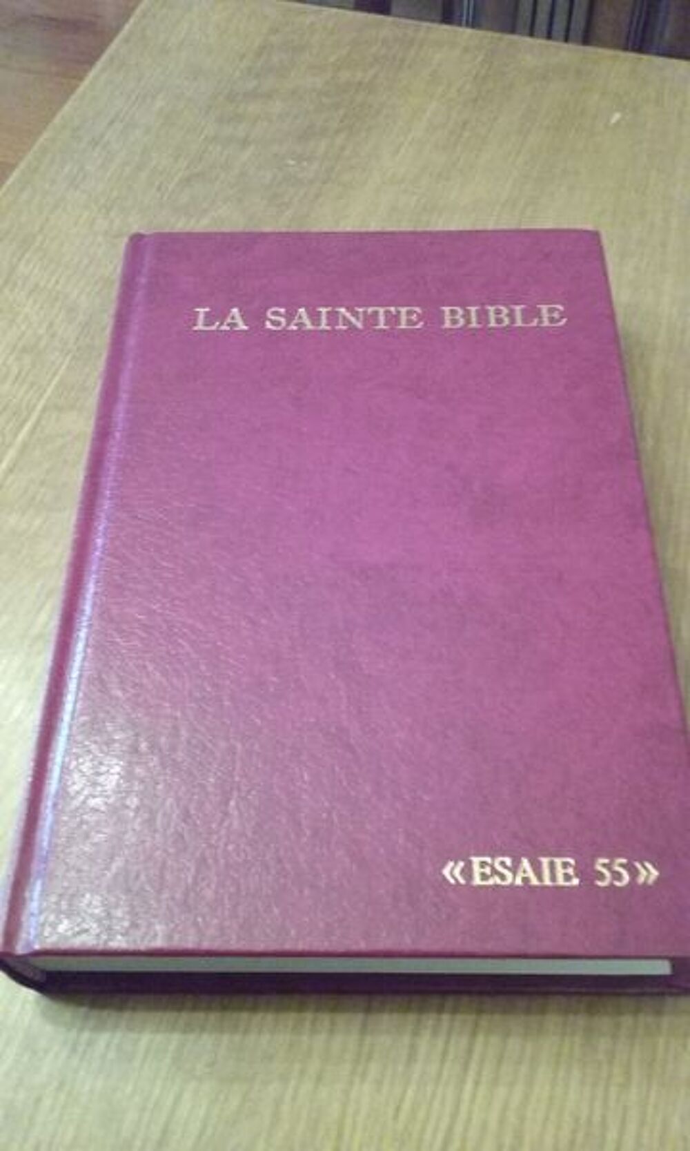 La sainte Bible &quot;Esaie 55&quot; 947 pages Livres et BD