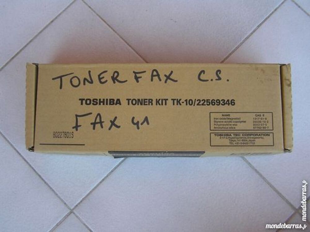 Toner Toshiba T-K10 Matériel informatique