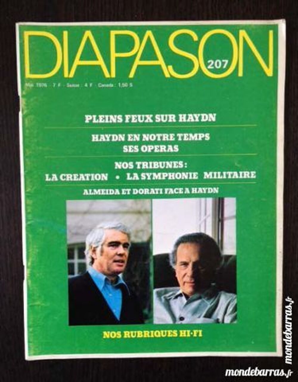 Diapason n&deg; 207 - Mai 1976 Audio et hifi