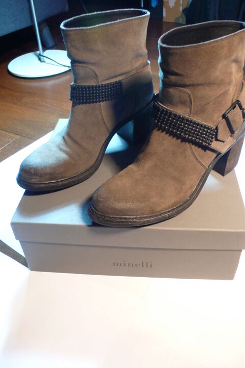 BOTTINES  MINELLI  TAILLE 40 55 Noisy-le-Grand (93)