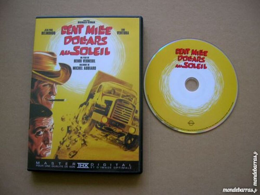 DVD CENT MILLE DOLLARS AU SOLEIL -Belmondo/Ventura DVD et blu-ray