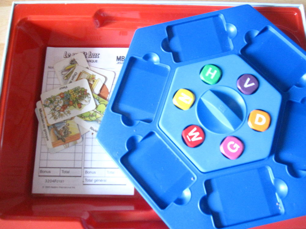 Le petit bac de MB Jeux / jouets