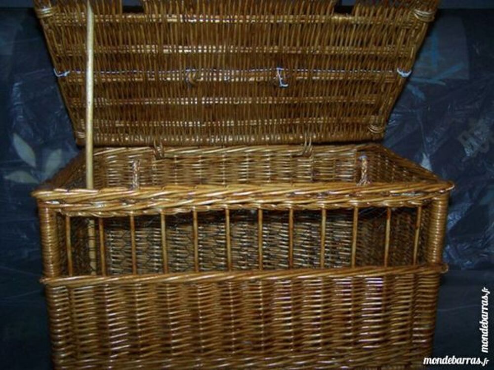panier en Osier Maroquinerie