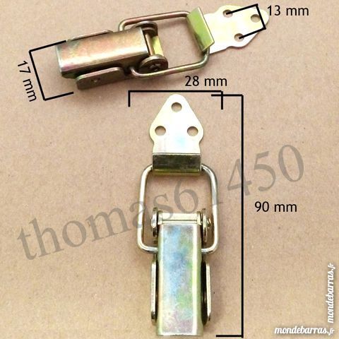 Lot 4 Fermoirs 2 parties Spcial Fermeture Caisse 10 Banvou (61)