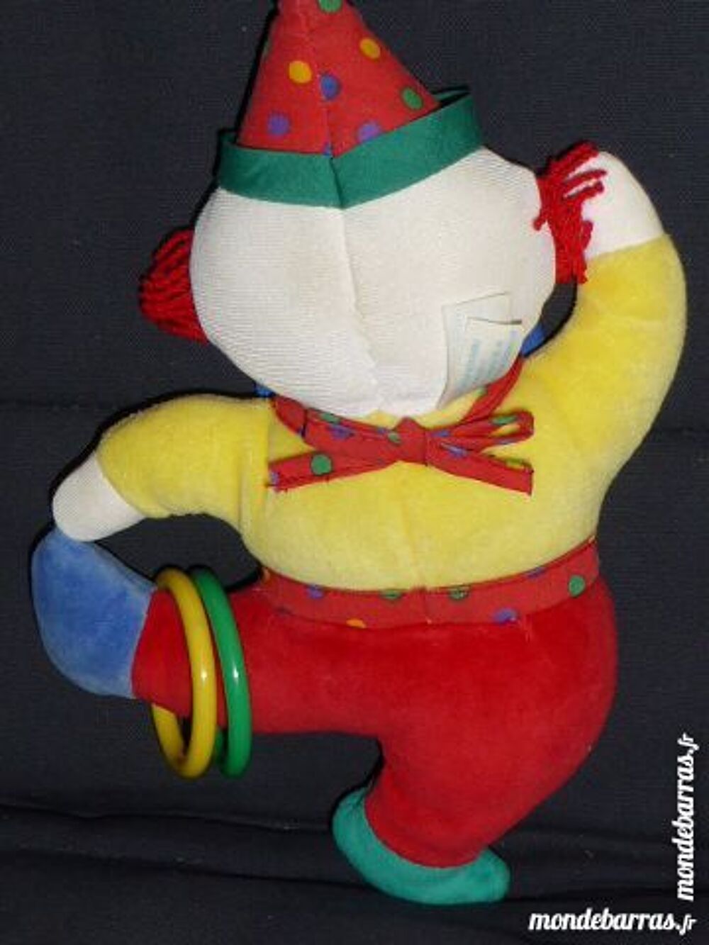 Doudou Corolle Clown acrobate 2001 grelot Puériculture