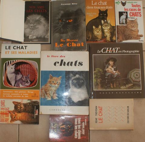 10 livres sur les chats bas prix 60 Montcy-Notre-Dame (08)