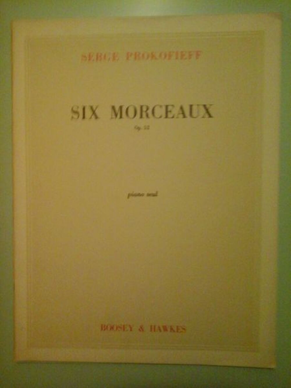 OUVRAGES POUR PIANO Instruments de musique