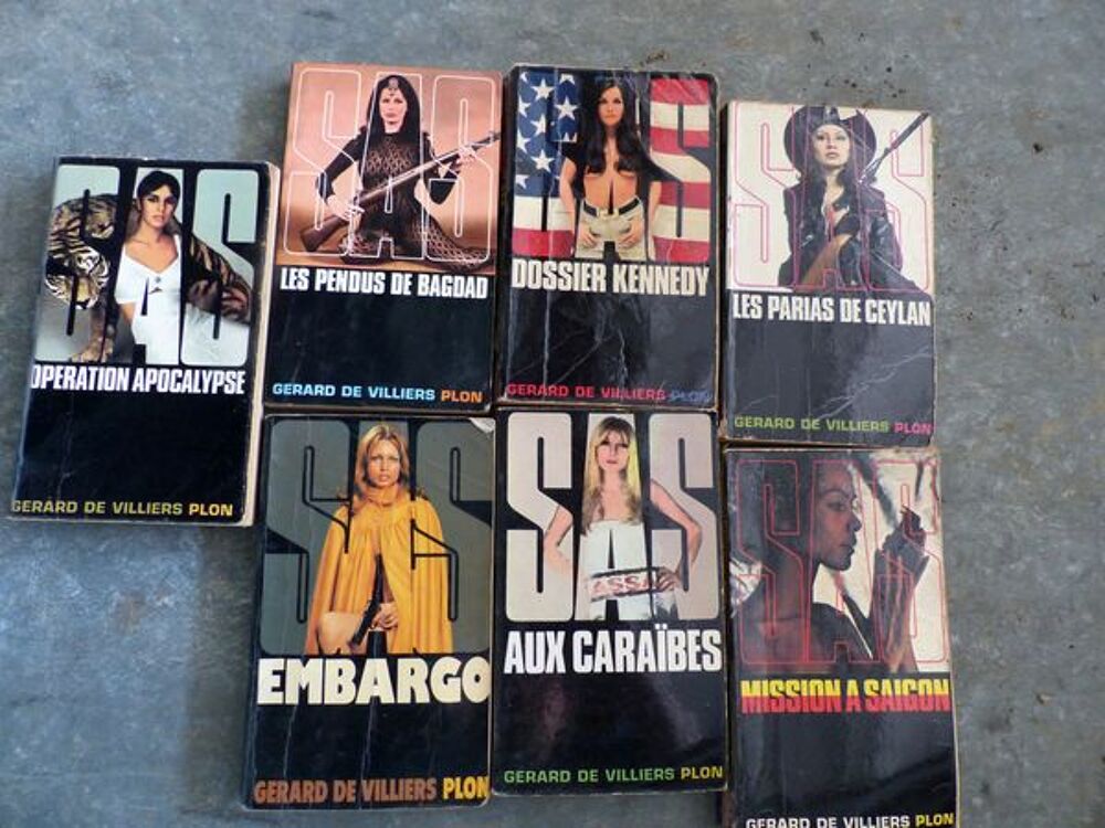 collection SAS gerard de villiers edition Plon
Livres et BD