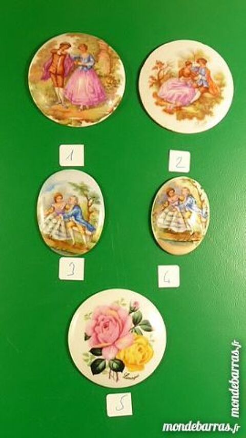 Cabochons en porcelaine de Limoges 8 Montargis (45)