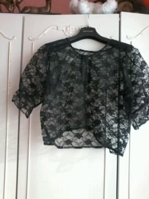 chemisier neuf en tulle noir transparent taille 42/44 5 Saint-Martin-au-Lart (62)