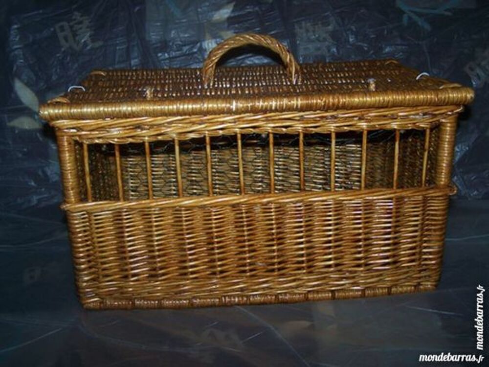 panier en Osier Maroquinerie