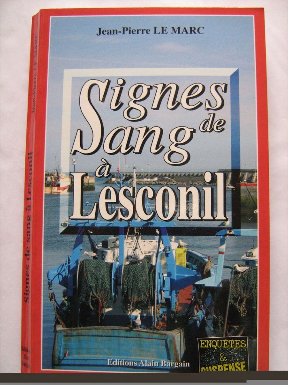 SIGNES DE SANG A LESCONIL policier BRETON BARGAIN Livres et BD
