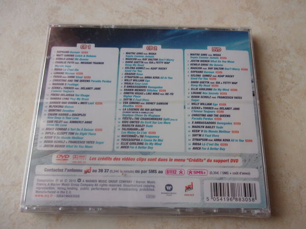 Compilation NRJ Hits 2016 Edition collector (Neuve) CD et vinyles