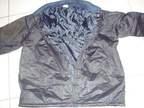 PARKA BLEU MARINE  PVC T.XXL doublure chaude 16 Saint-Genis-Laval (69)