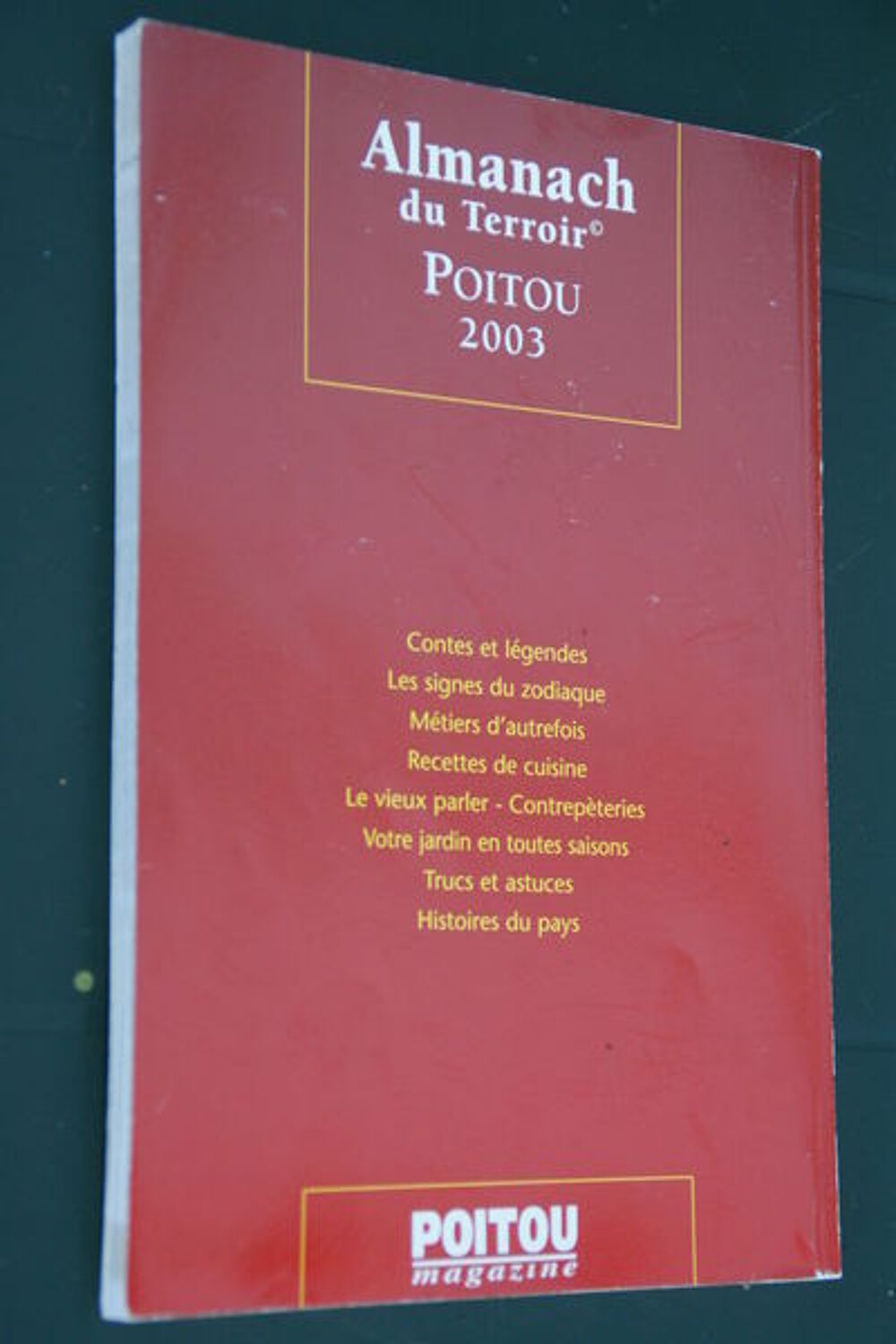 Almanach du terroir Poitou 2003 Livres et BD