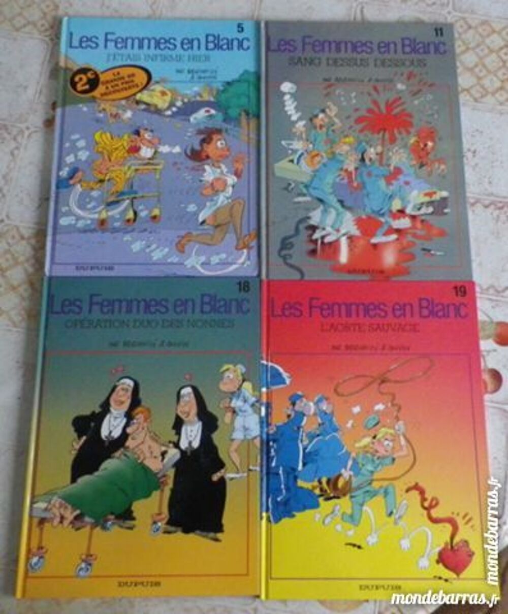 LOT 4 BD LES FEMMES EN BLANC N&deg;5, 11, 18 et 19 Livres et BD