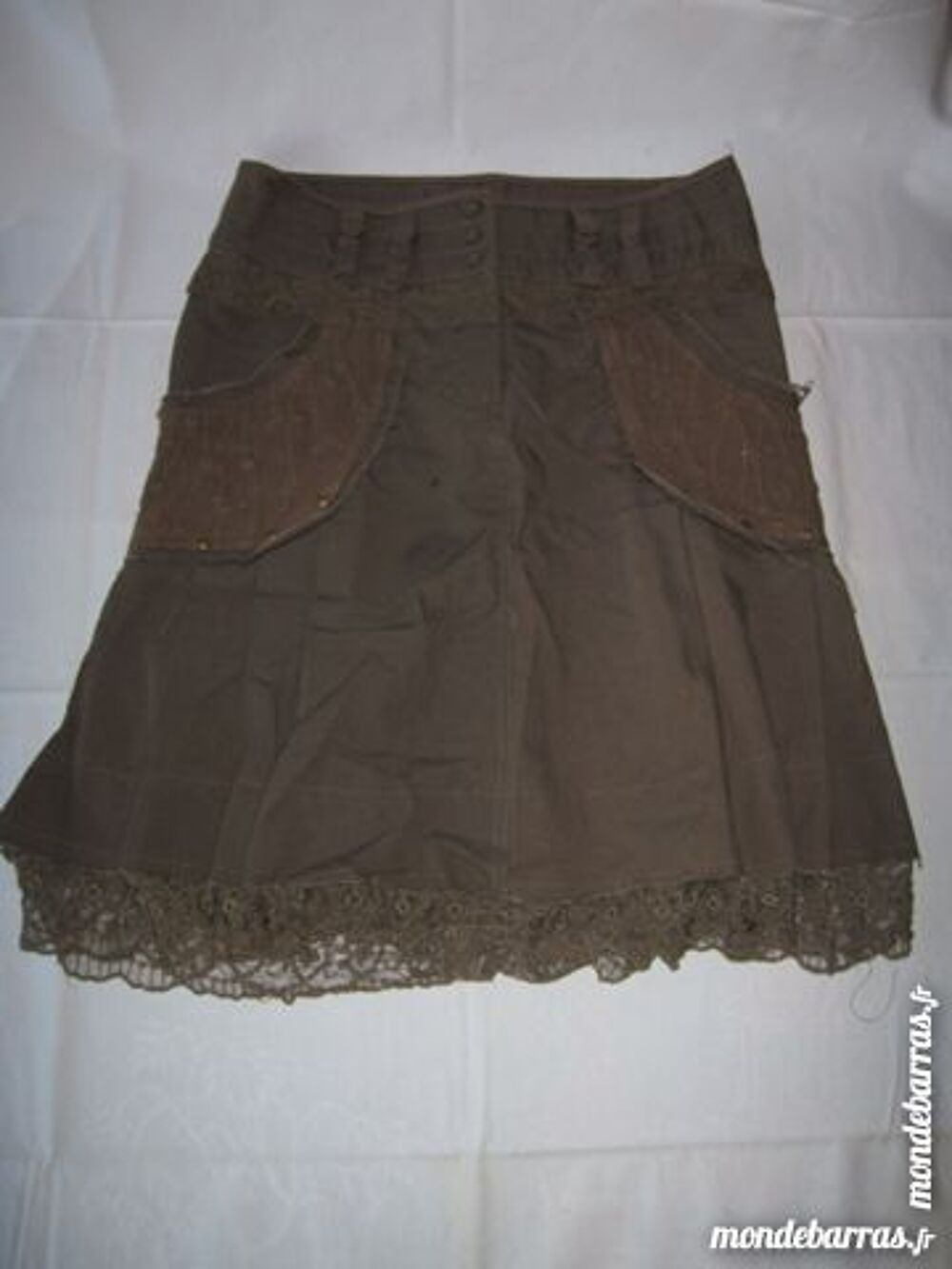 Jupe Morgan Taille 36 Kaki femme Vêtements