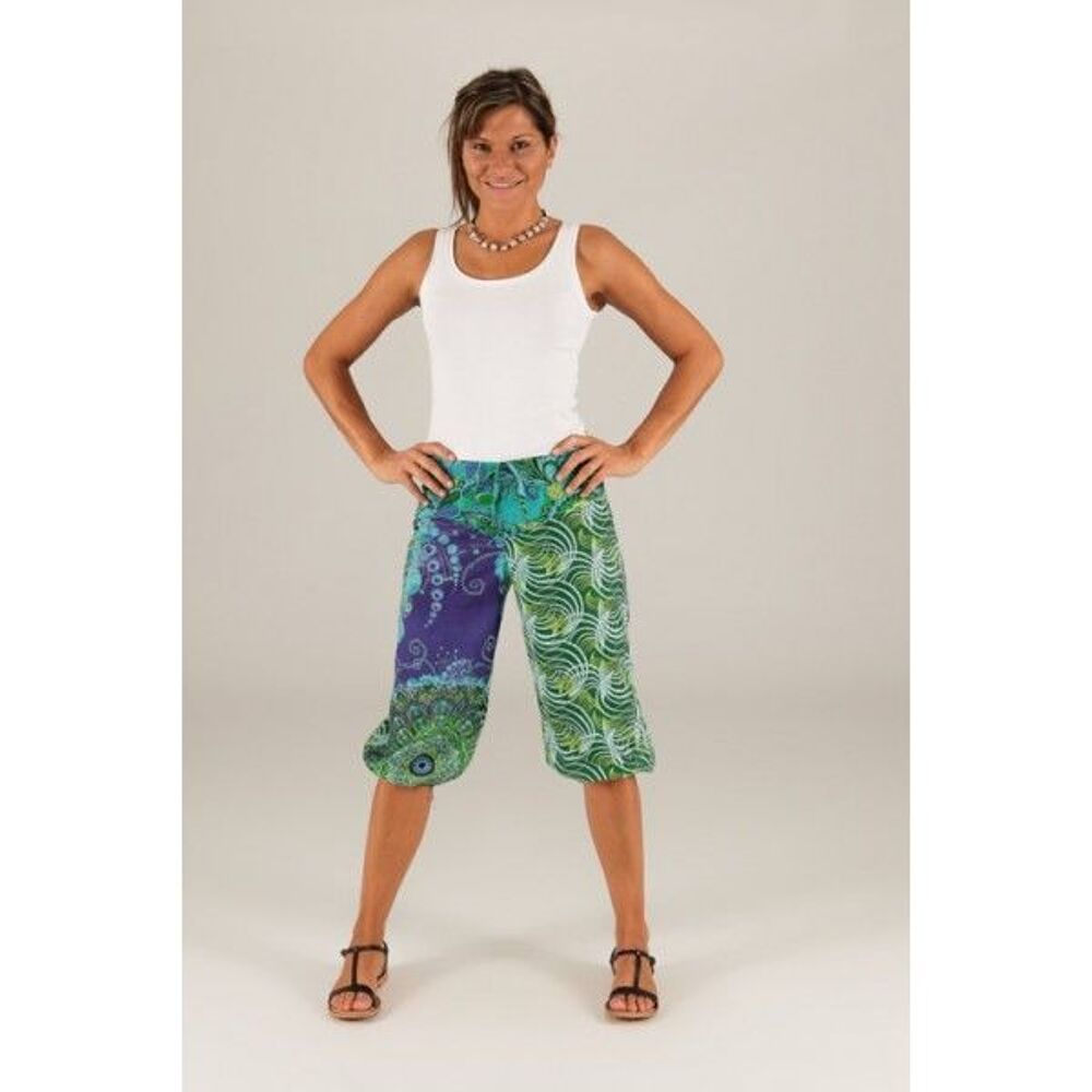 pantacourt vert femme Taille S/M neuf Vêtements