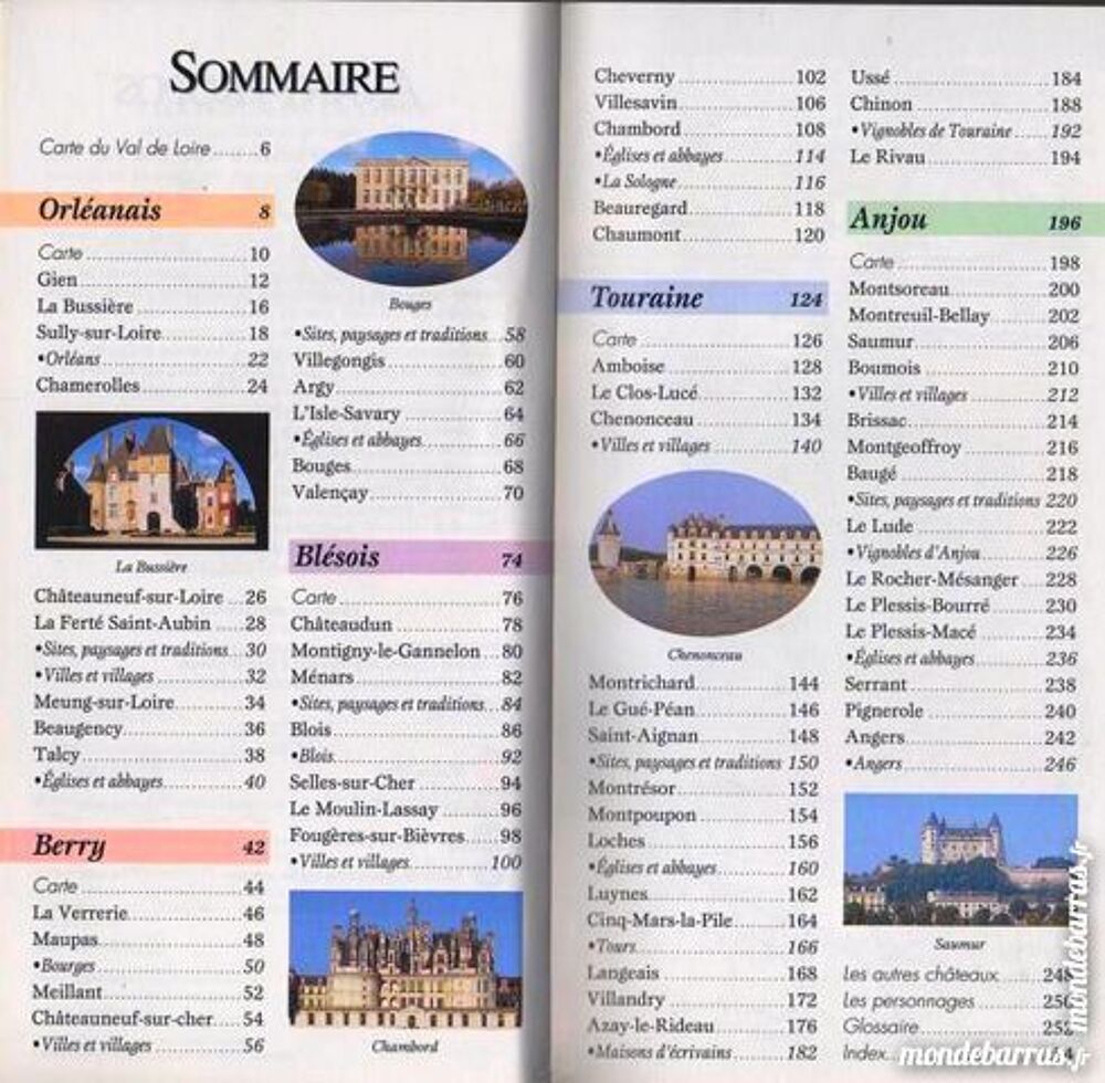 Guide des CH&Acirc;TEAUX DE LA LOIRE Livres et BD