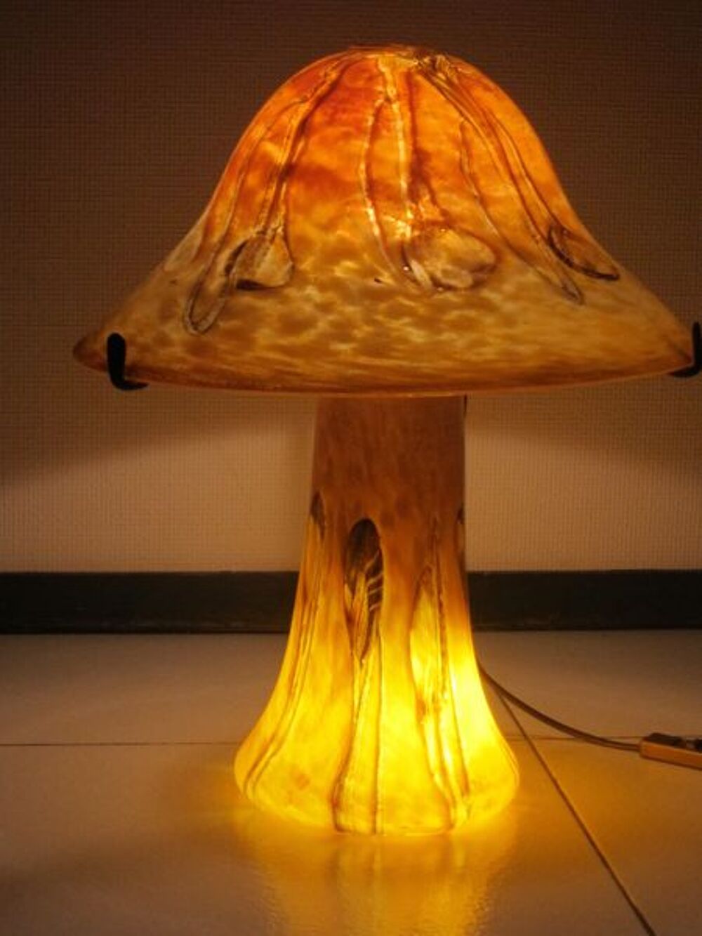 lampe p&acirc;te de verre Décoration