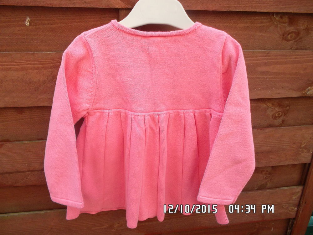 GILET ROSE T.24 M*JUSTE 1E*KIKI60230 Vêtements enfants