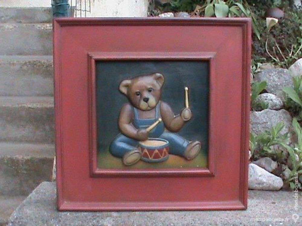 Tableau ours en gar&ccedil;on Décoration