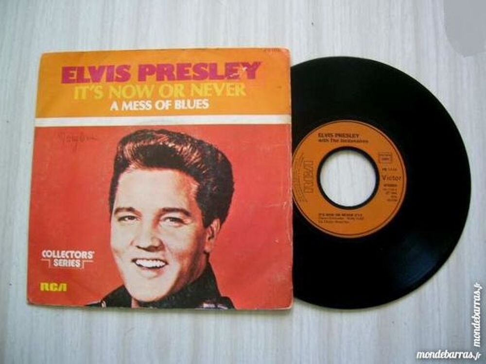 45 TOURS ELVIS PRESLEY It's now of never CD et vinyles