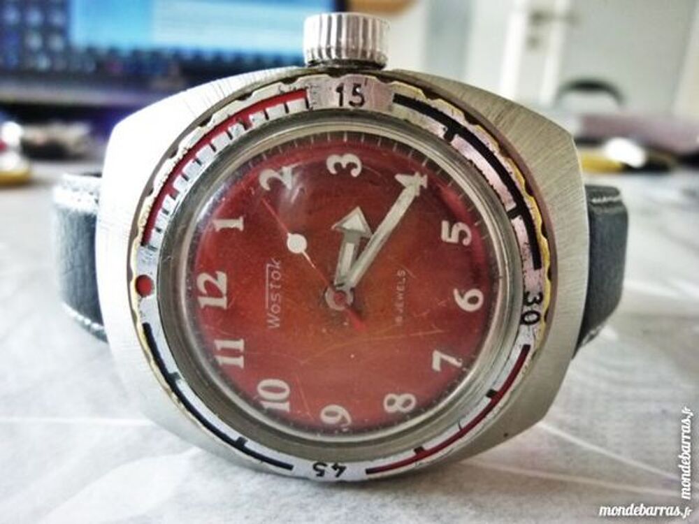WOSTOK AMPHIBIAN montre RUSSE m&eacute;canique RUS0077 Bijoux et montres