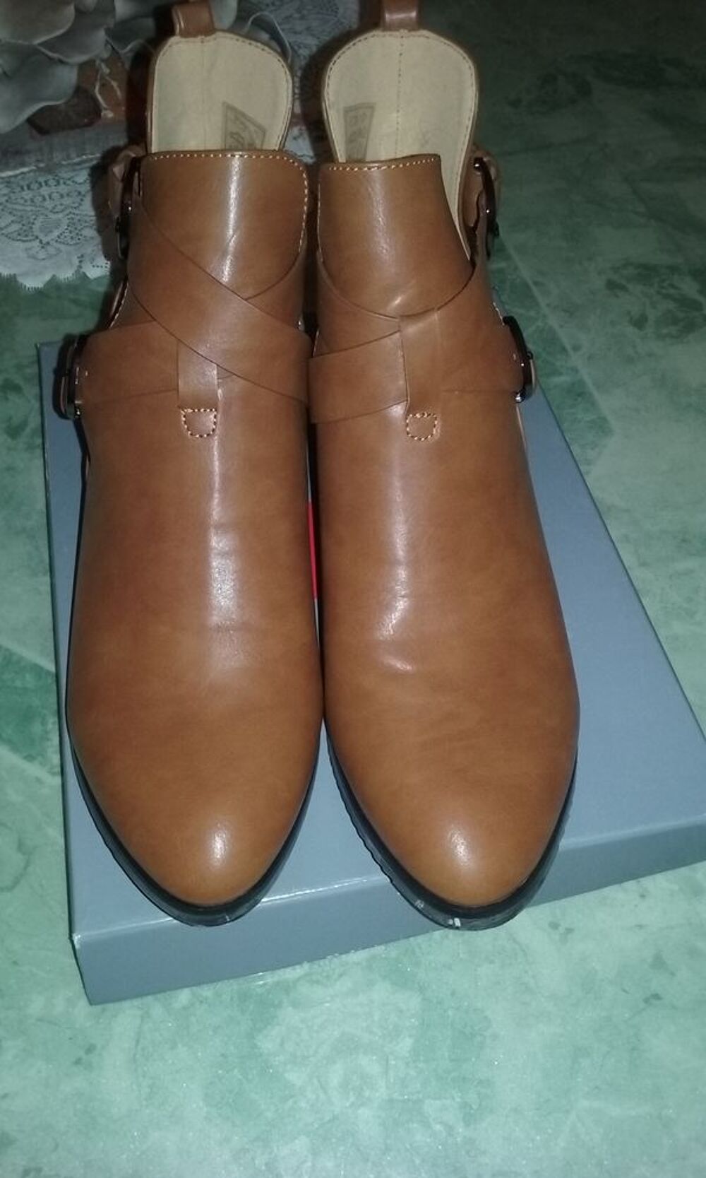 bottines marron Chaussures