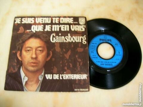 45 TOURS GAINSBOURG Je suis venu te dire?que je 25 Nantes (44)