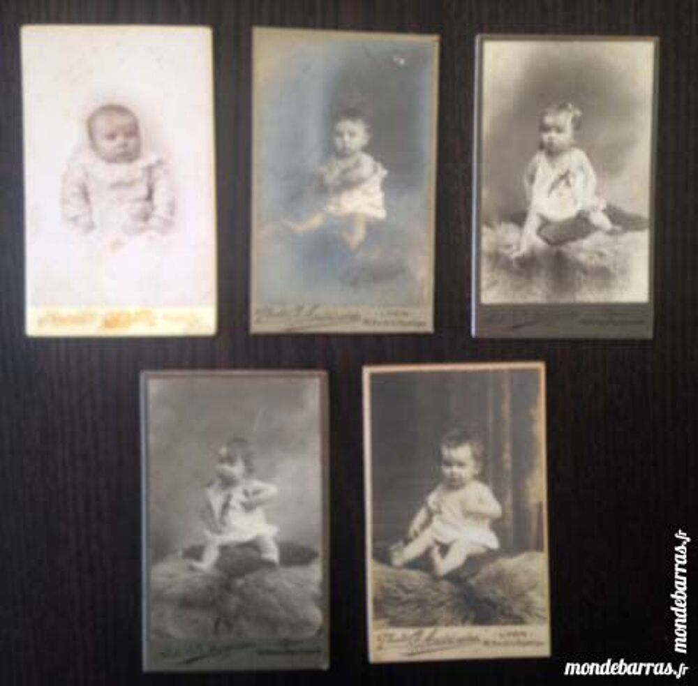 5 CDV originales b&eacute;b&eacute;s 