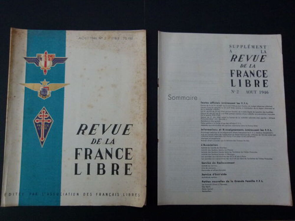 REVUE DE LA FRANCE LIBRE 