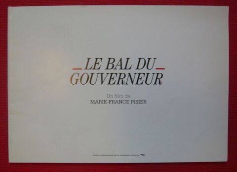 Dossier de presse de Le bal du gouverneur (1990) 30 Sucy-en-Brie (94)